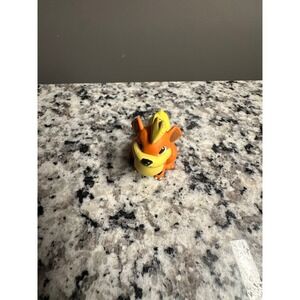Pokemon Growlithe Figure Orange Black Dog Anime Collectible Toy